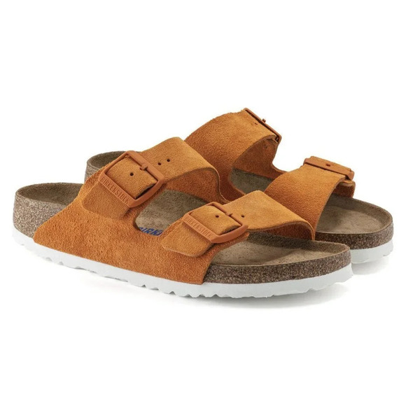 Birkenstock Arizona Soft Footbed Suede Leather Sandals Size 37 NWT - Picture 10 of 12